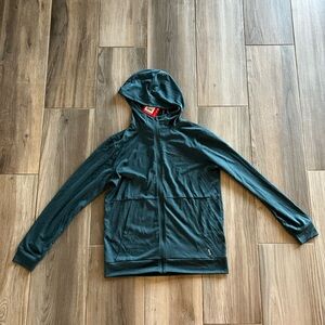Helly Hansen Full Zip Hoodie, Dark Green - Size: Medium